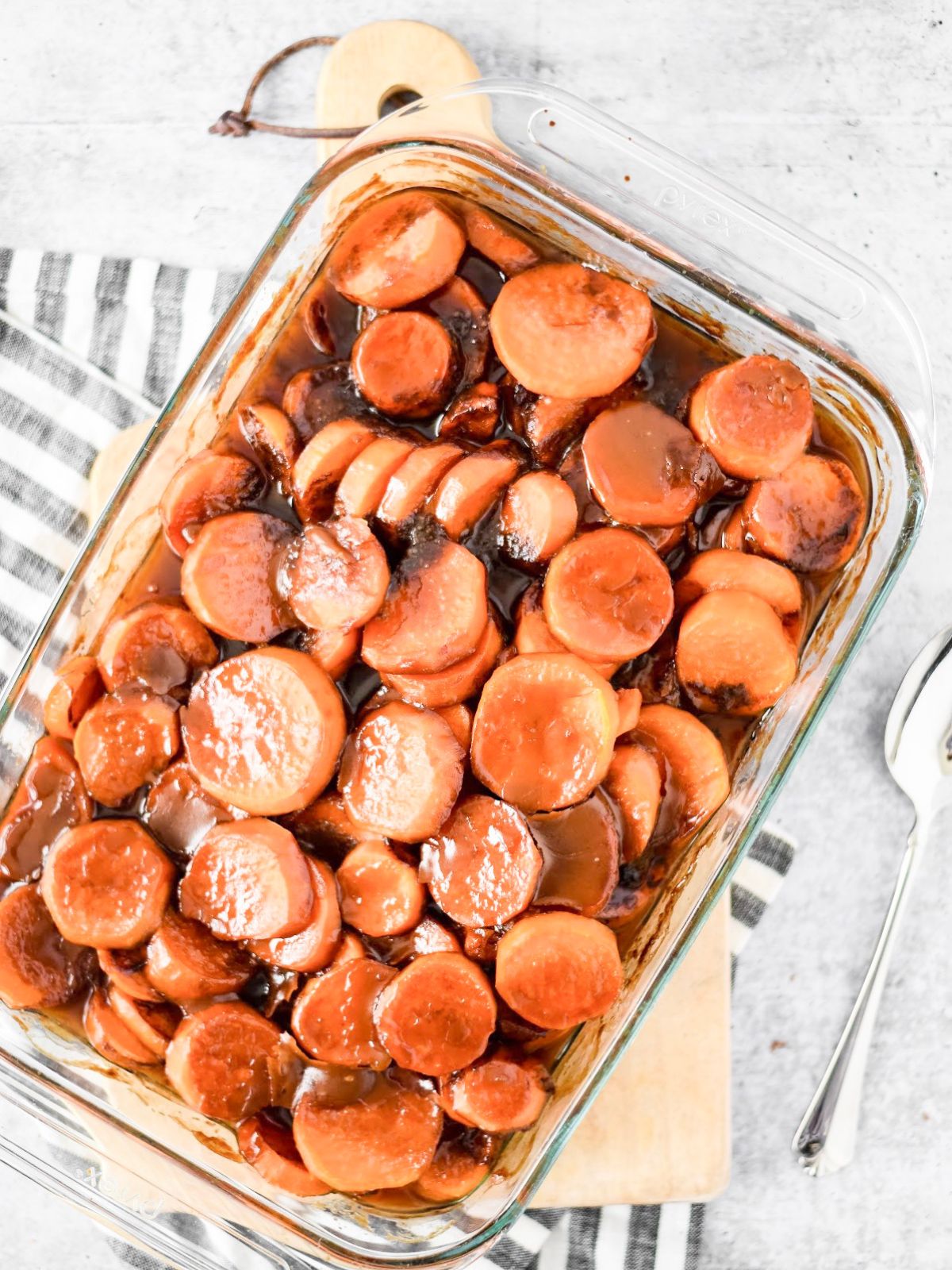 baked candied sweet potatoes.