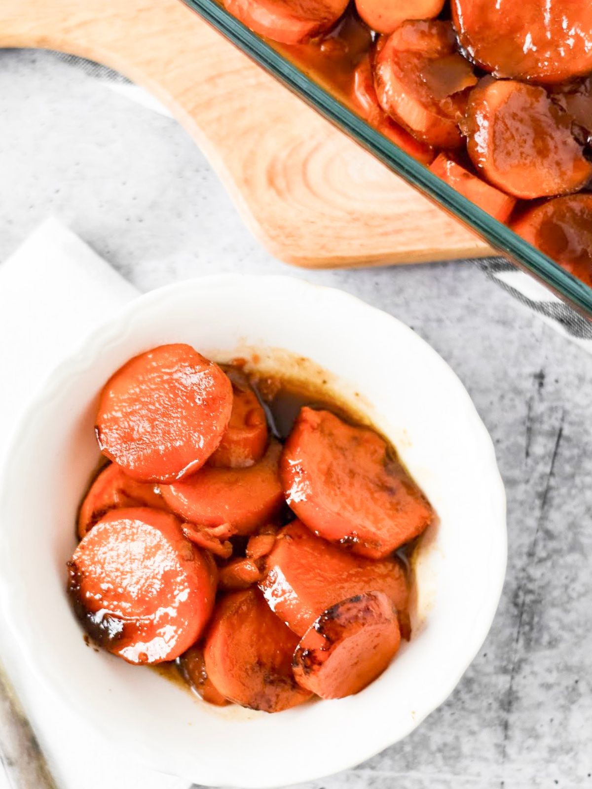 baked candied sweet potatoes.
