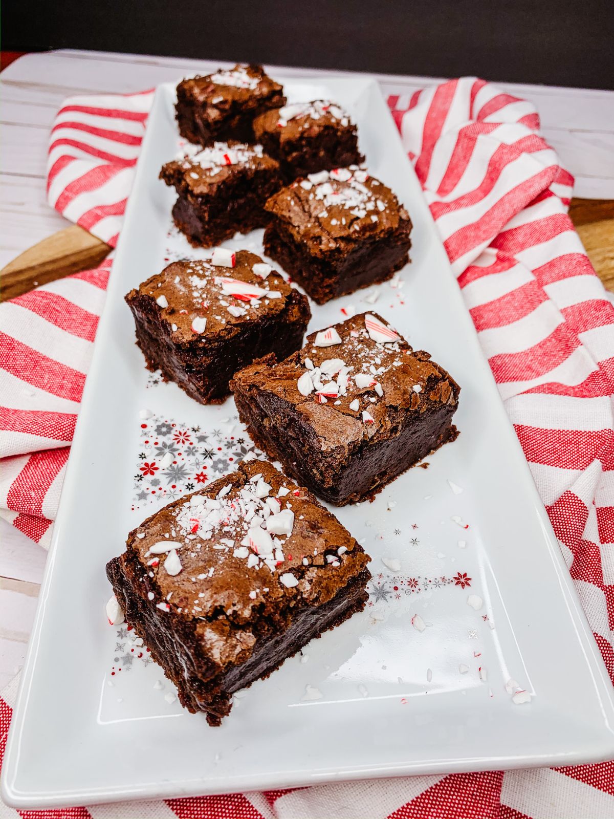 peppermint brownies from mix.