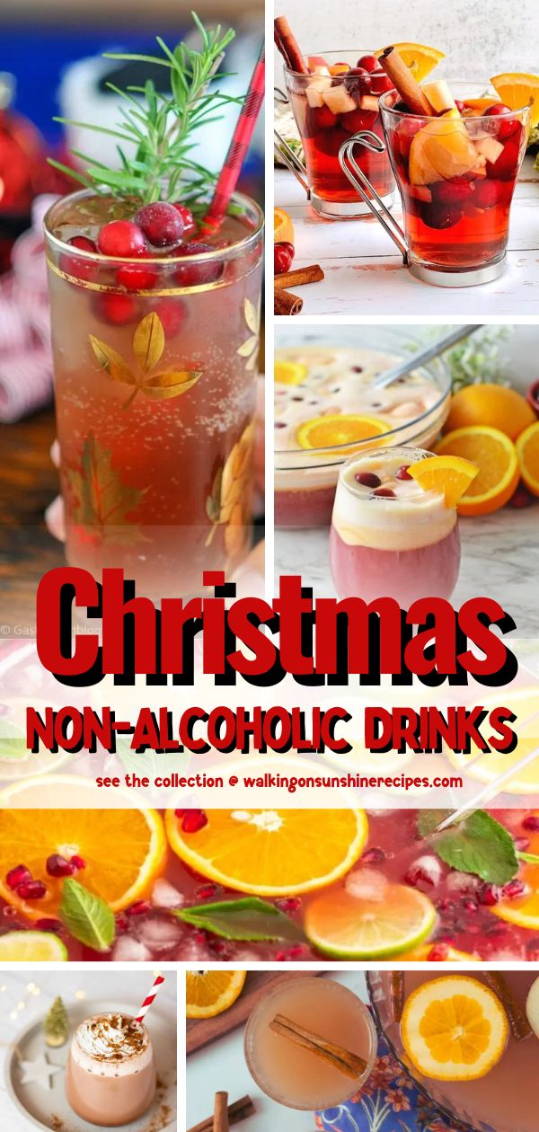 Christmas Beverages Non Alcoholic - Walking On Sunshine Recipes