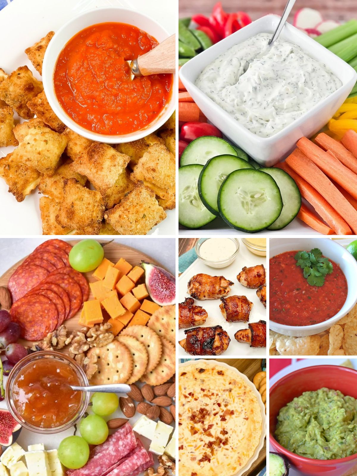 Appetizers Landing Page Collection.