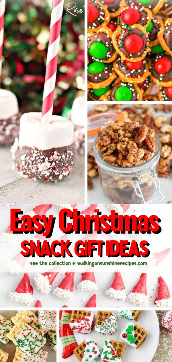 Easy Christmas Snacks for Gifts - Walking On Sunshine Recipes