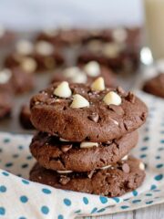 chocolate chip cookies with instant coffee.