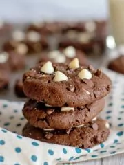 chocolate chip cookies with instant coffee.