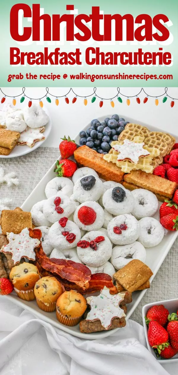 Christmas Breakfast Charcuterie Board.