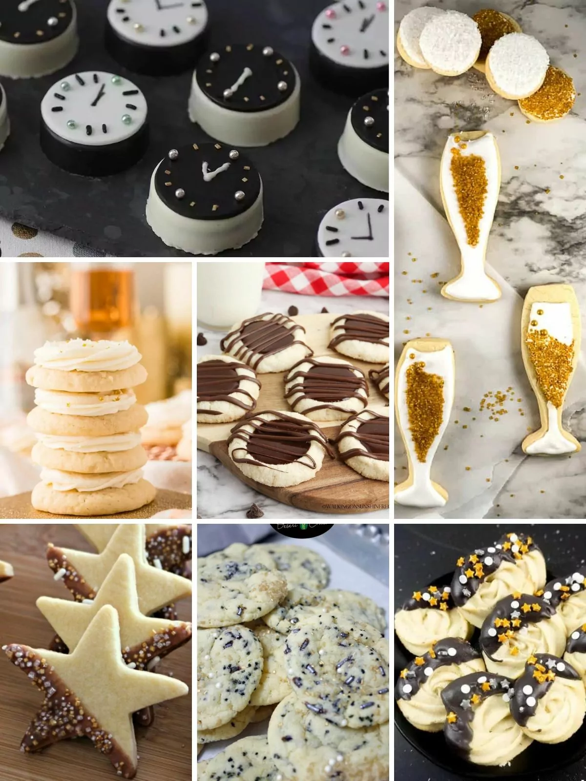 Collection of New Year Cookie Ideas