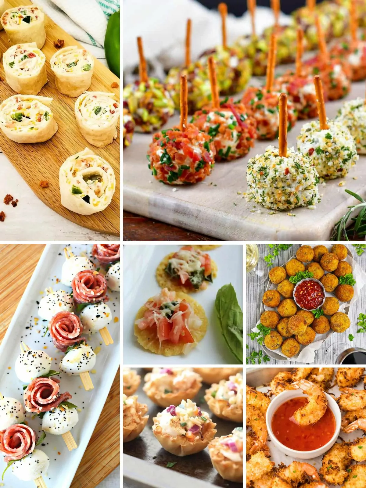 collection of New Year Finger Food Party Ideas