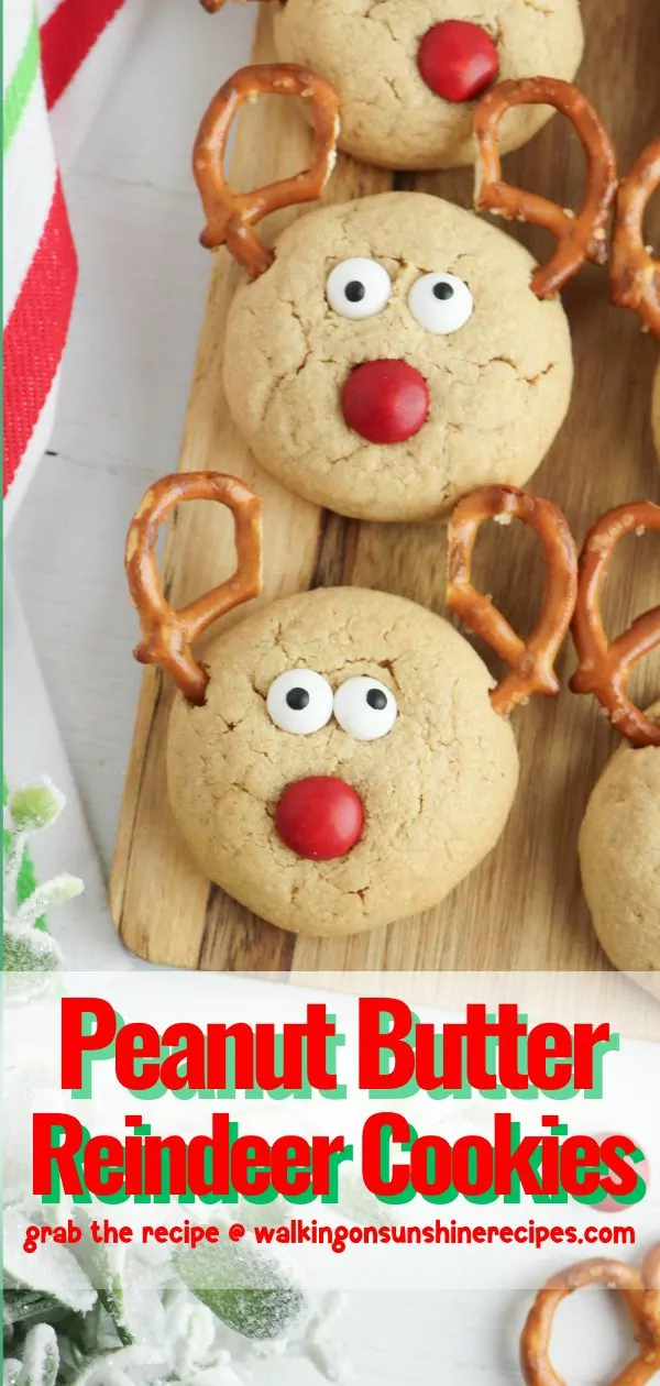 Peanut Butter Reindeer Cookies Pinterest.