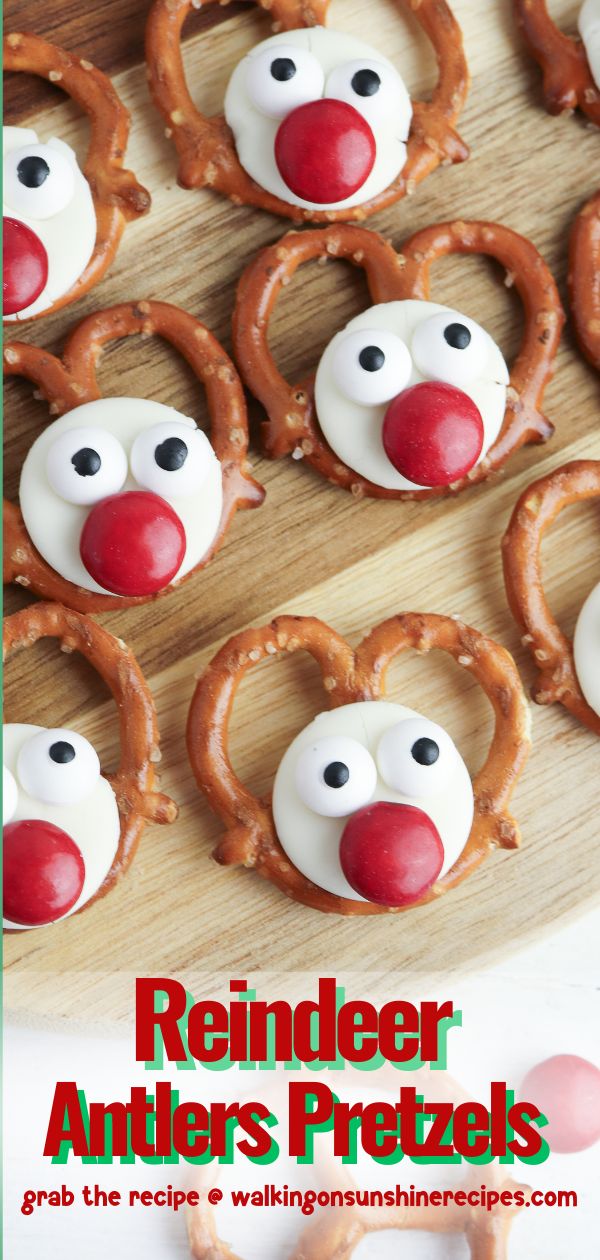 pinterest Reindeer Antlers Pretzels.