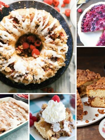 recipes made with a cake mix.