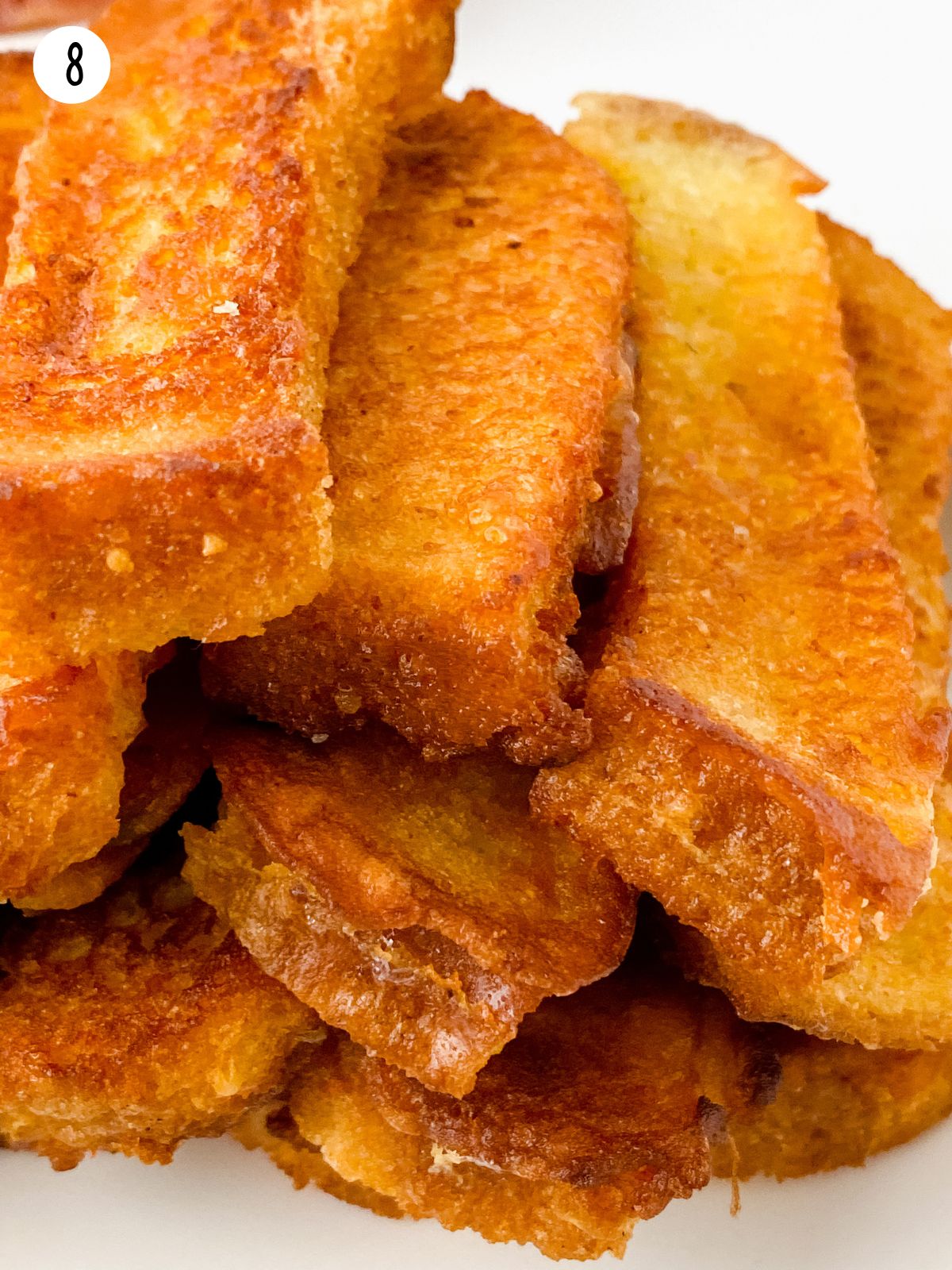 Closeup of French Toast Sticks.