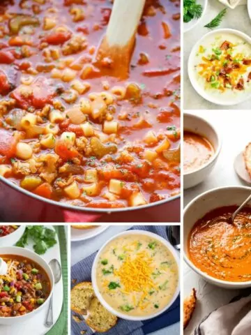 a collection of soup recipes.