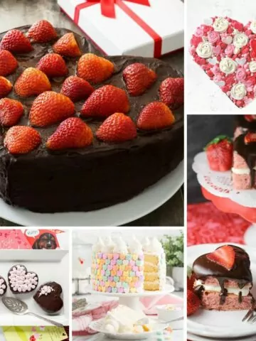 FEATURED Valentine's Day Heart Cakes