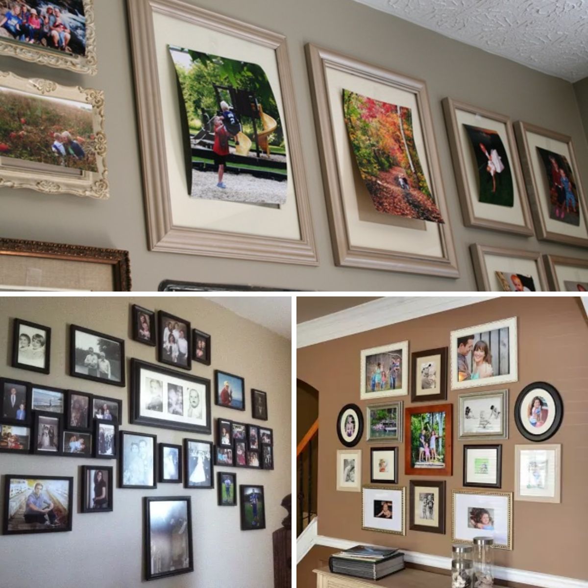 Family Picture Wall Ideas | Walking on Sunshine Recipes