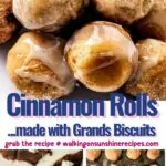 Grands biscuit cinnamon roll balls.