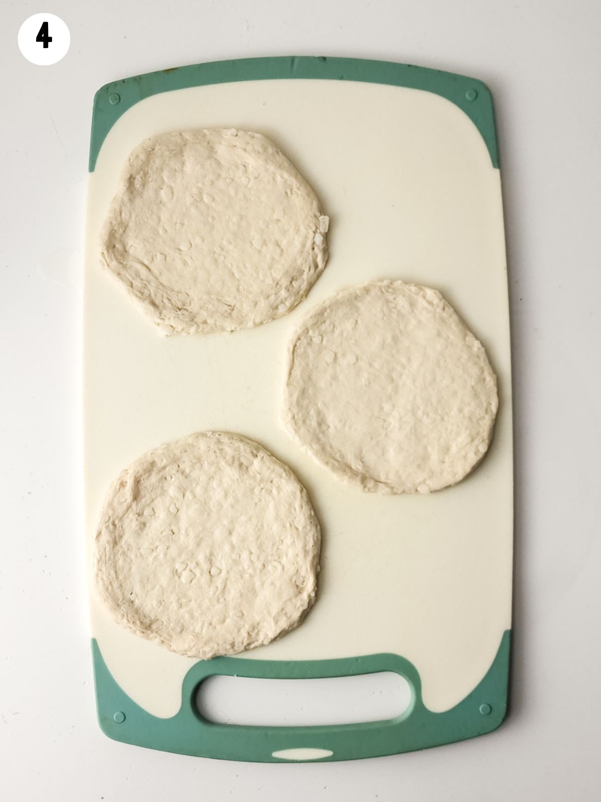 flatten out refrigerator biscuits.