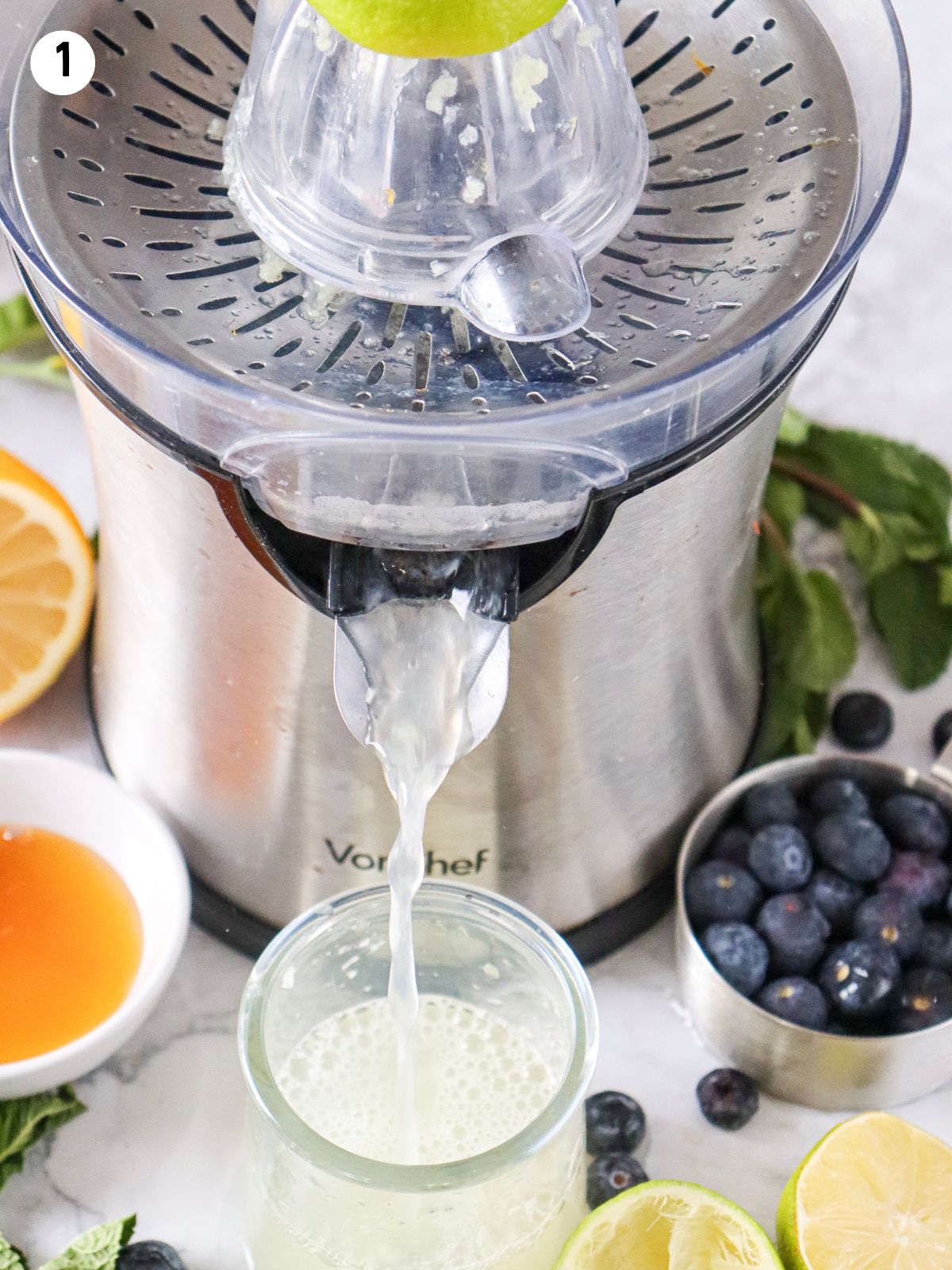 fresh squeezed lime juice.