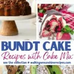 Bundt Cake Recipes with Cake Mix Pin