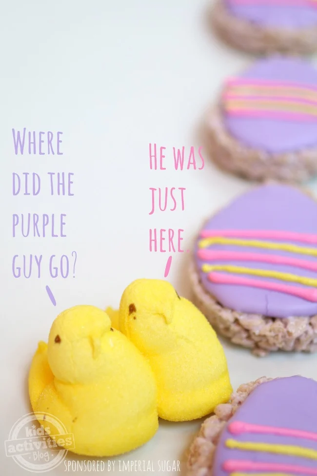 Peeps Rice Krispie Easter Egg Treats