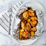 FEATURED Air Fryer Chicken and Potatoes in foil