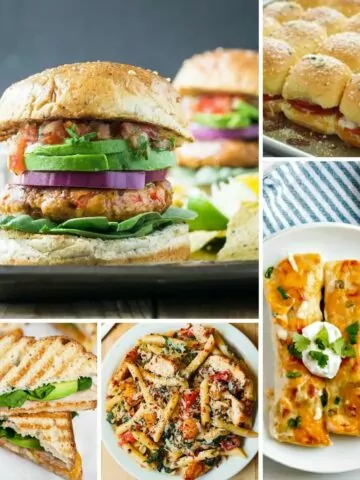 5 different recipes to serve for dinner.