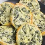 Spinach & Artichoke Puff Pastry Eggs Pin
