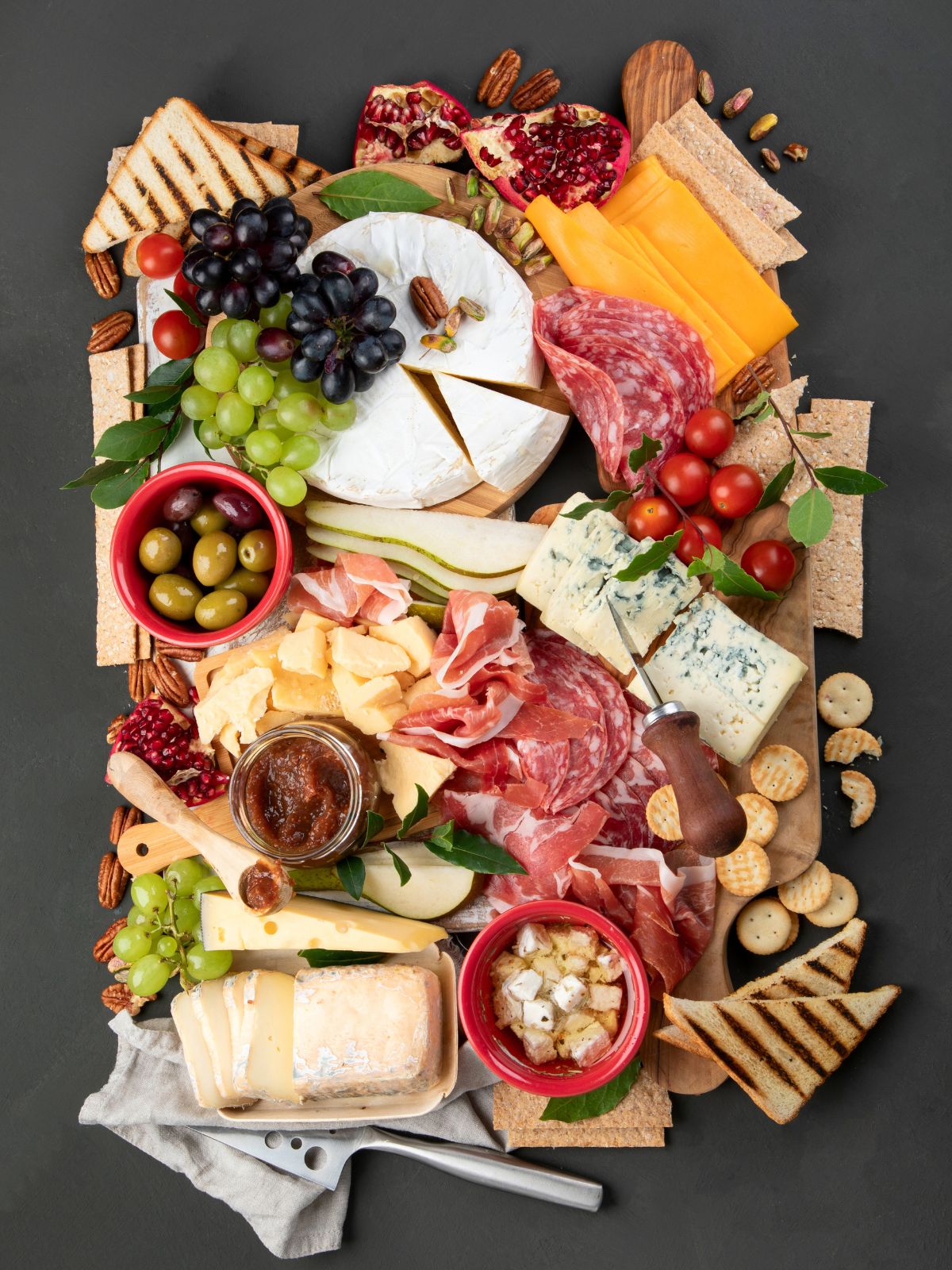 amazing charcuterie board spread.