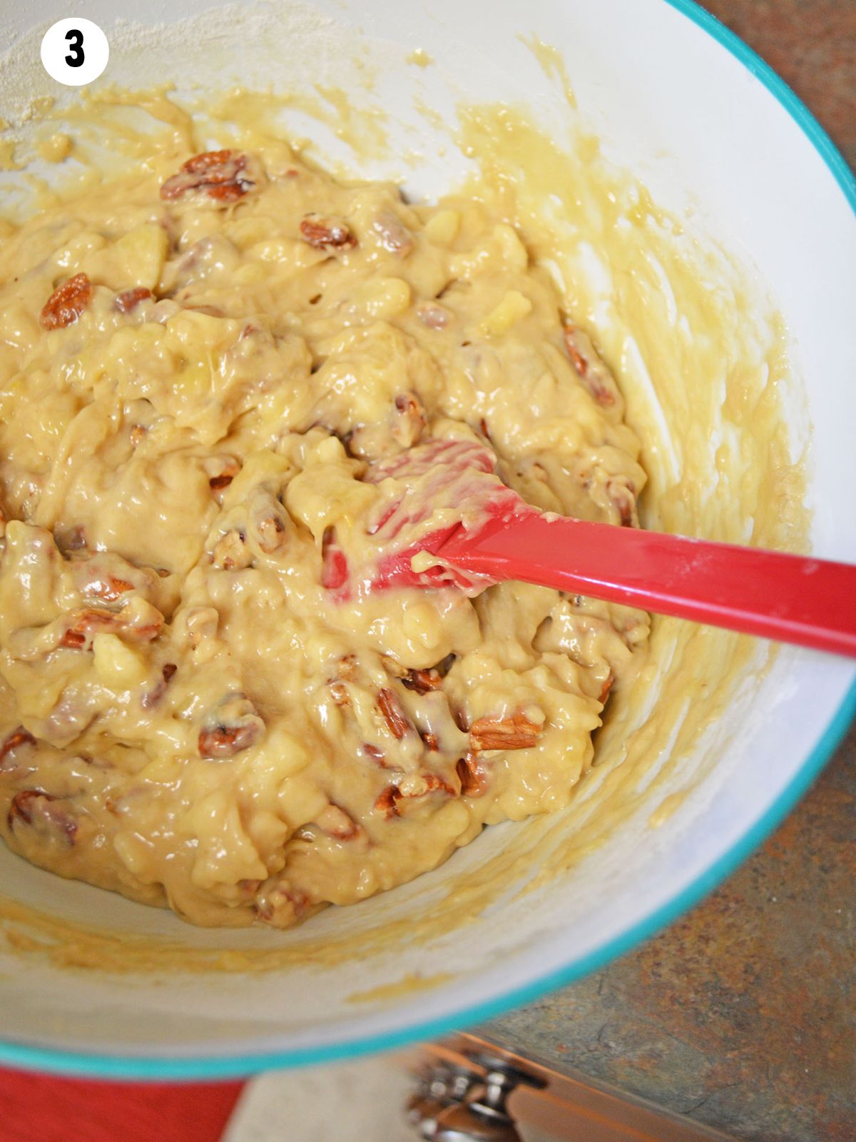 batter in bowl.
