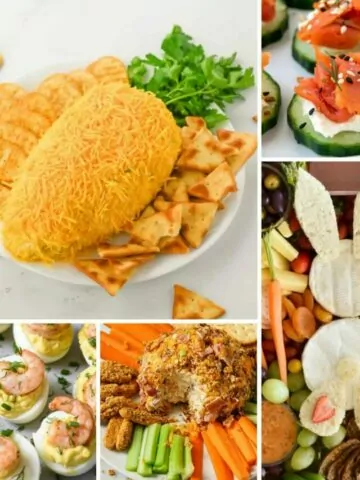 5 different appetizer recipes you can make ahead for Easter.