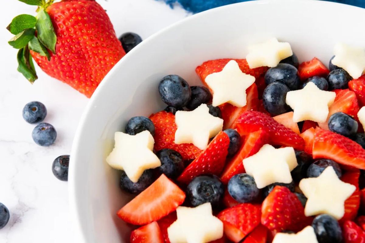 4th of July Fruit Salad
