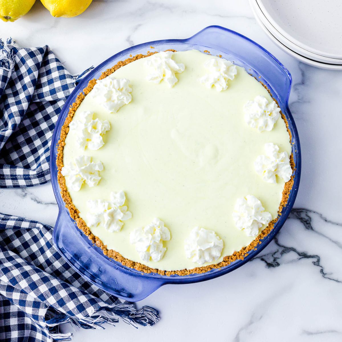 Frozen Lemonade Pie Recipe - Walking On Sunshine Recipes