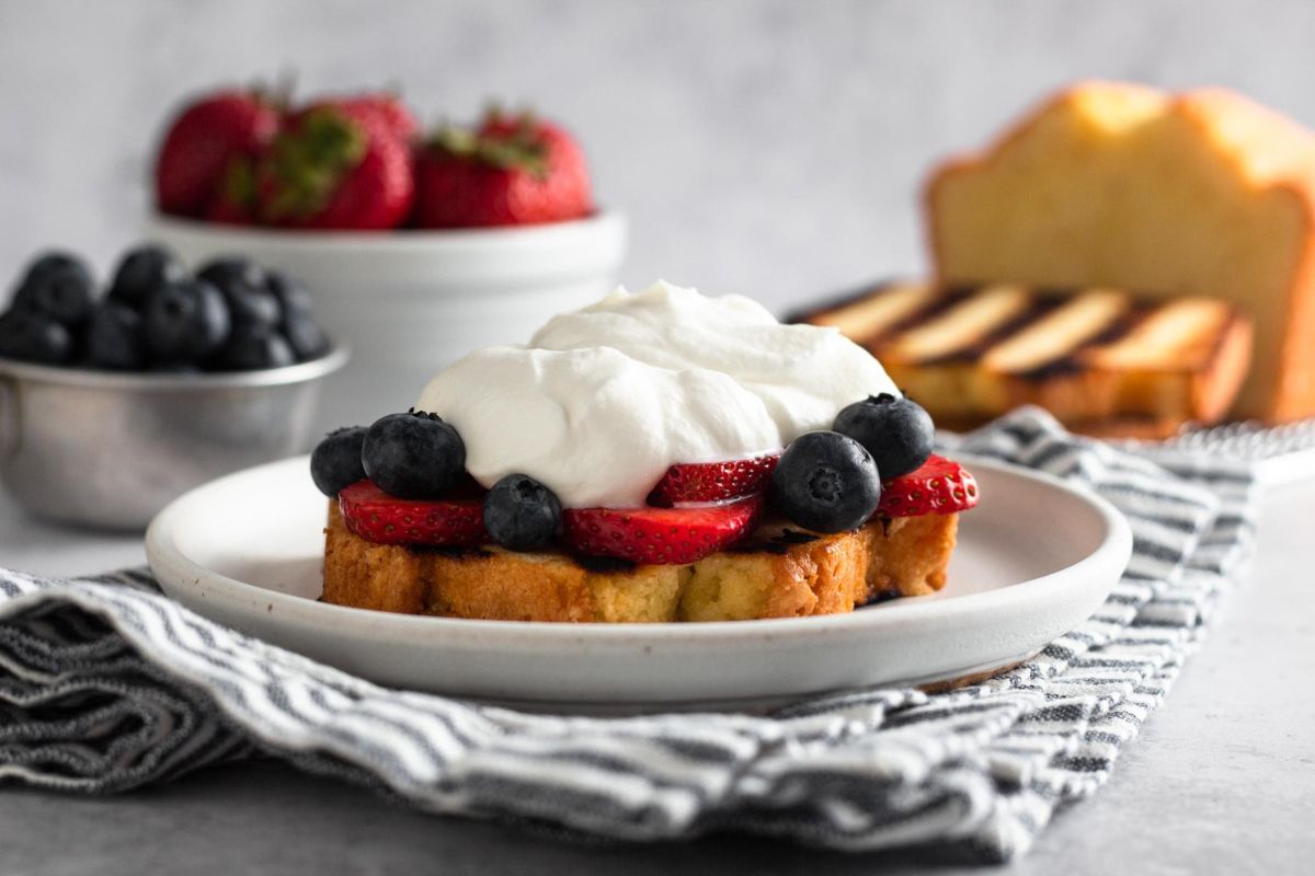 Grilled Strawberry Shortcake