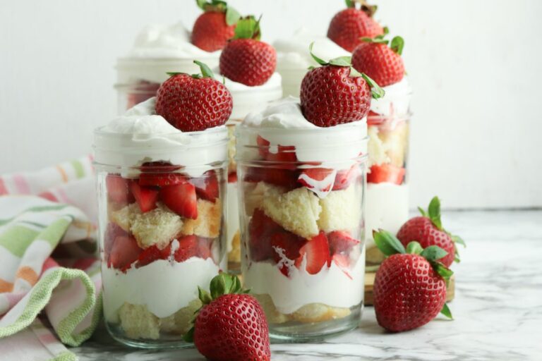 Strawberry Shortcake Mason Jars