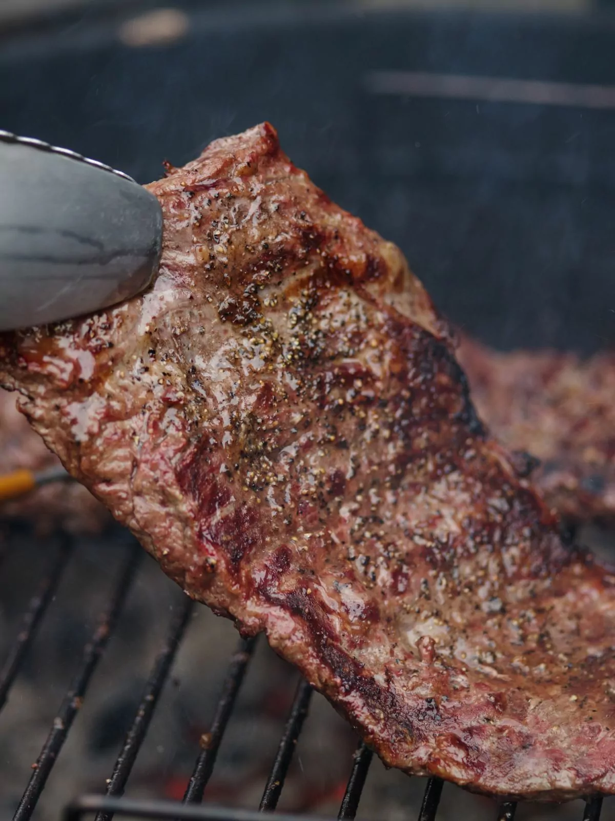 grilled steak.
