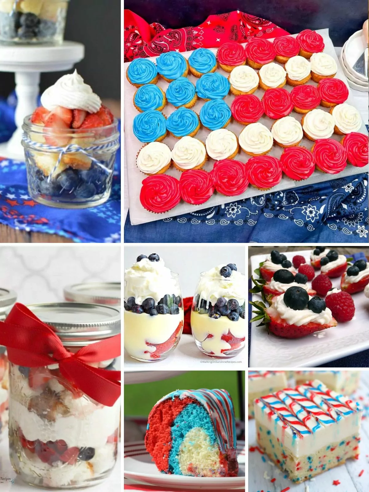 patriotic themed desserts.