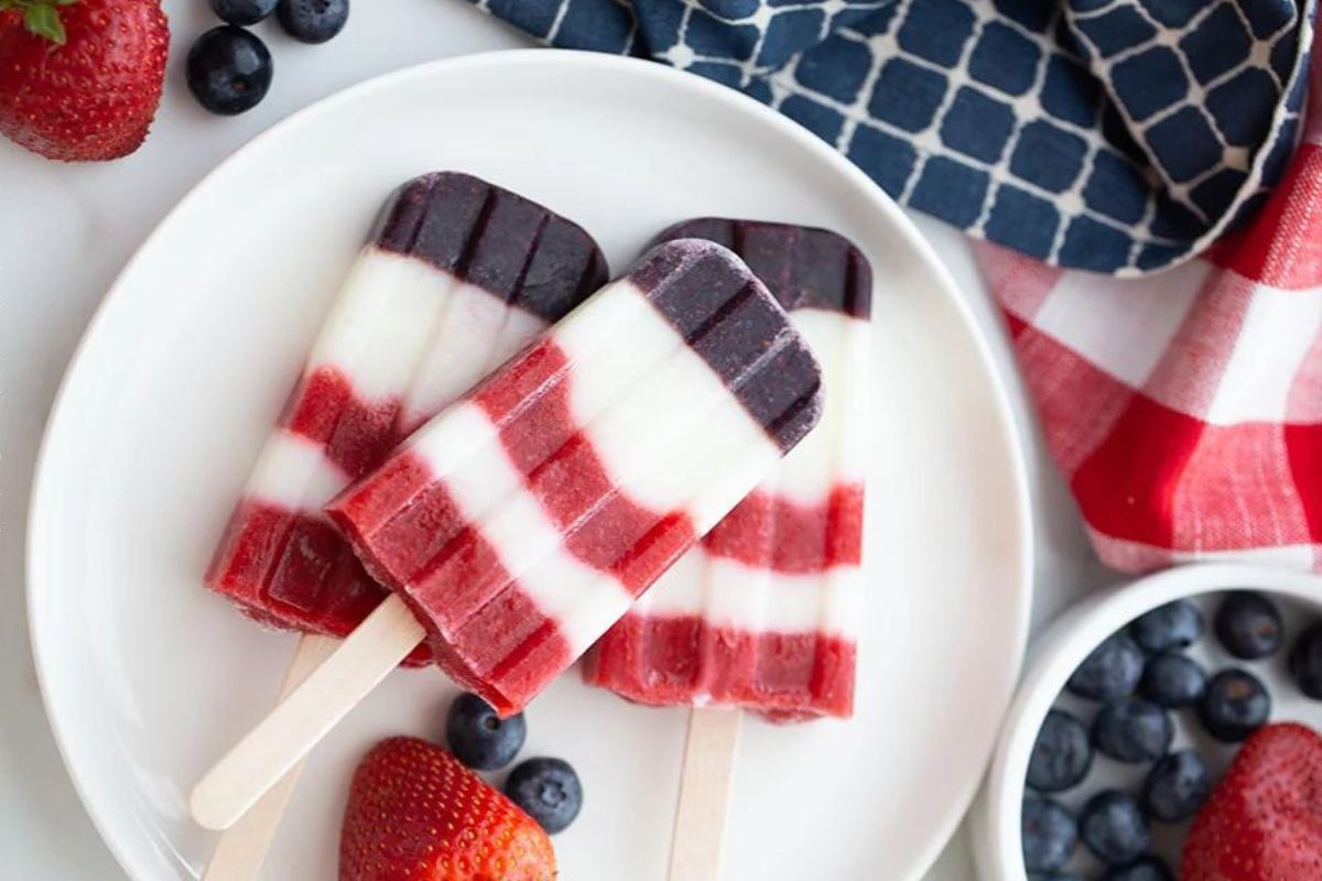 red white blue popsicles