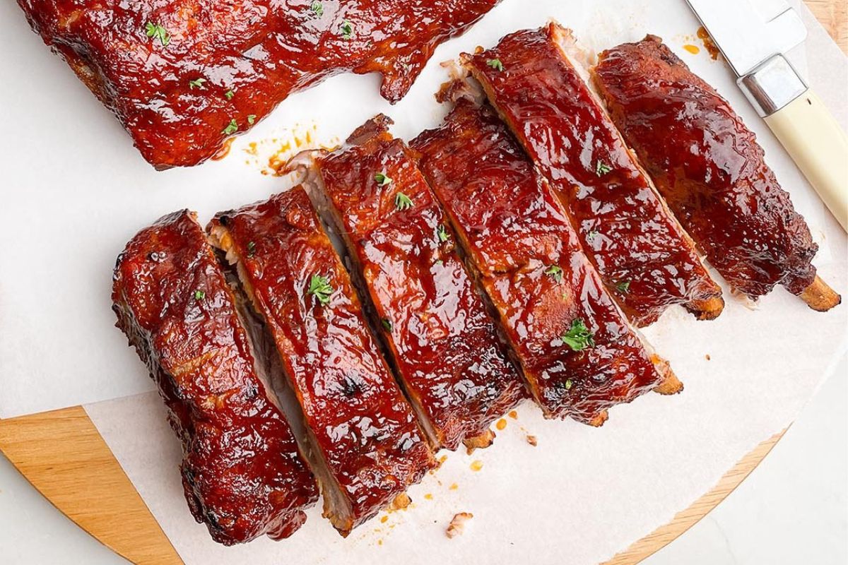 Dr. Pepper Crock Pot Ribs by Midwestern HomeLife