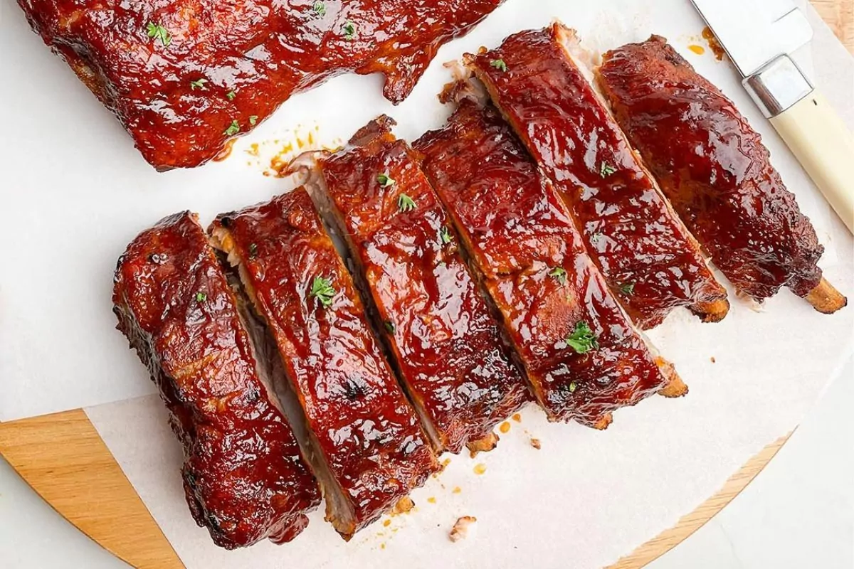 Dr. Pepper Crock Pot Ribs by Midwestern HomeLife