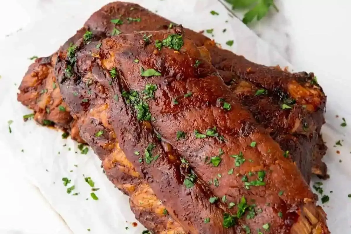 Slow Cooker Baby Back Ribs by Homemade Heather