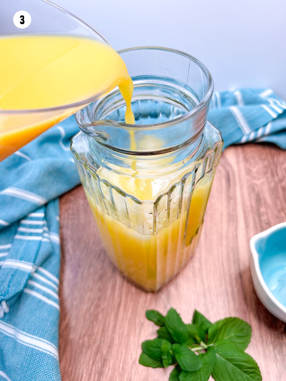 Add orange juice