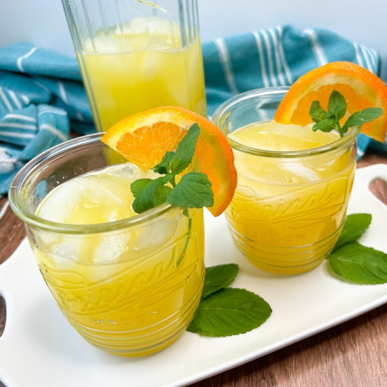 Featured Photo Coconut Water and Orange Juice.