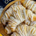 Crescent rolls flavored with lemon curd and powdered sugar glaze, Pinterest.