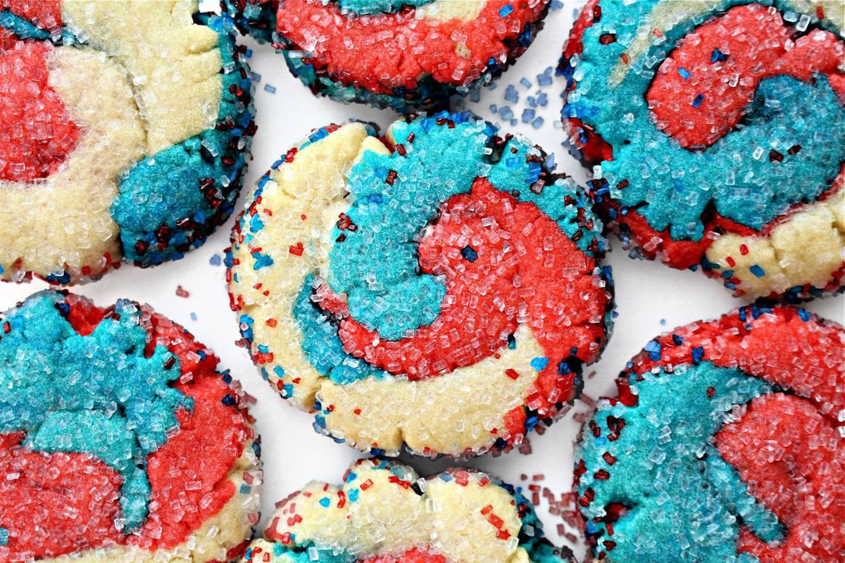 Fireworks Sugar Cookies by The Monday Box