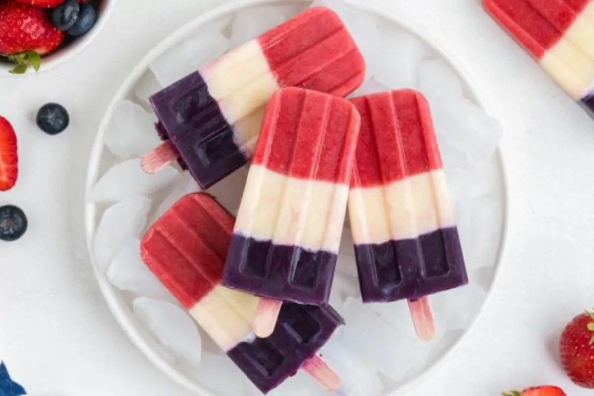 Red White and Blue Popsicles by Texan Erin