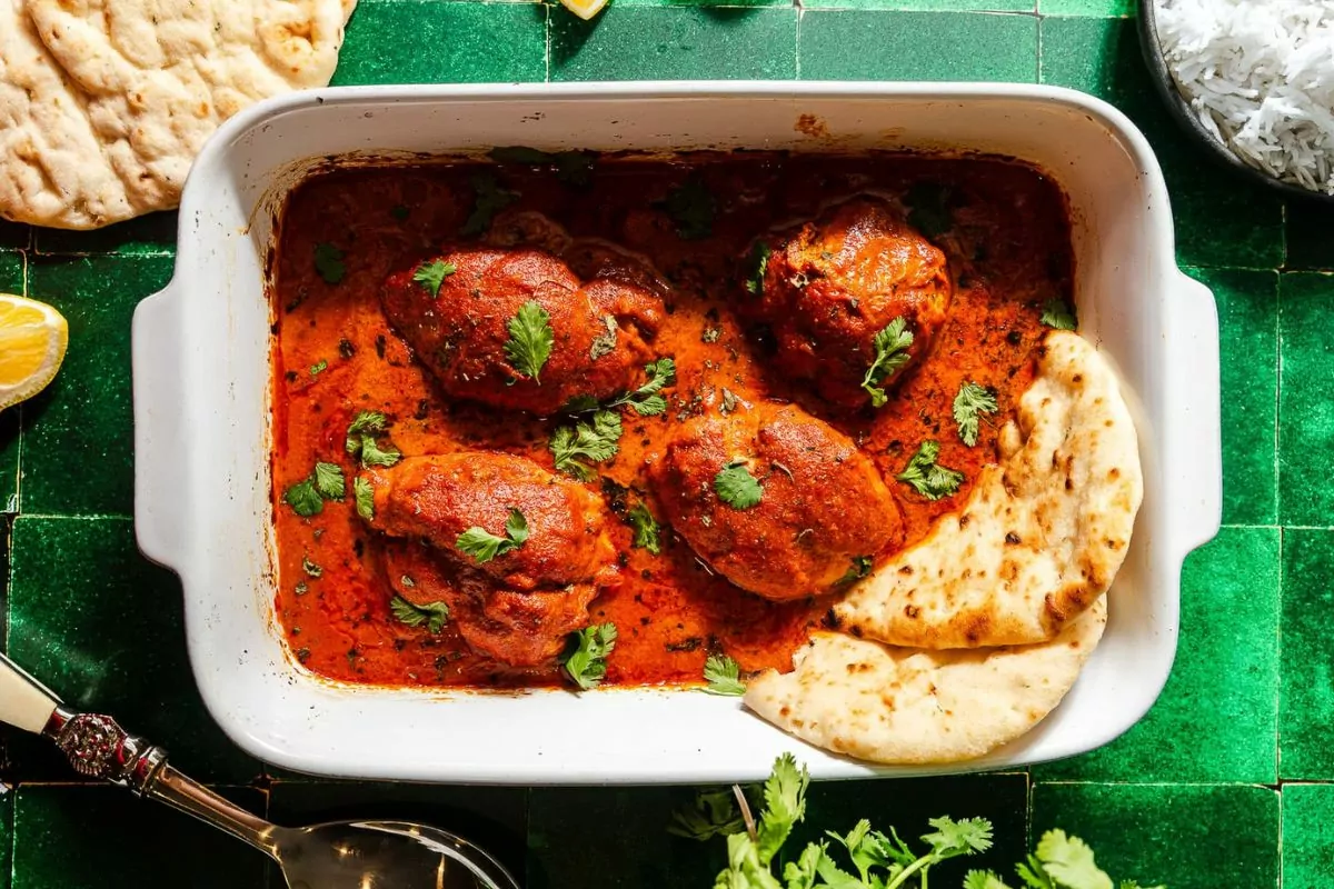 Easy Baked Butter Chicken by Masala and Chai