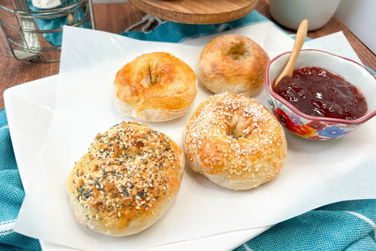 2 Ingredient Bagels made in the Air Fryer MSN