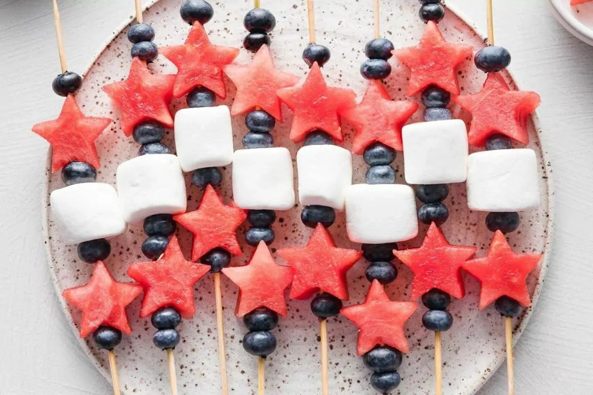 Watermelon Fruit Sparklers by Nourish and Fete