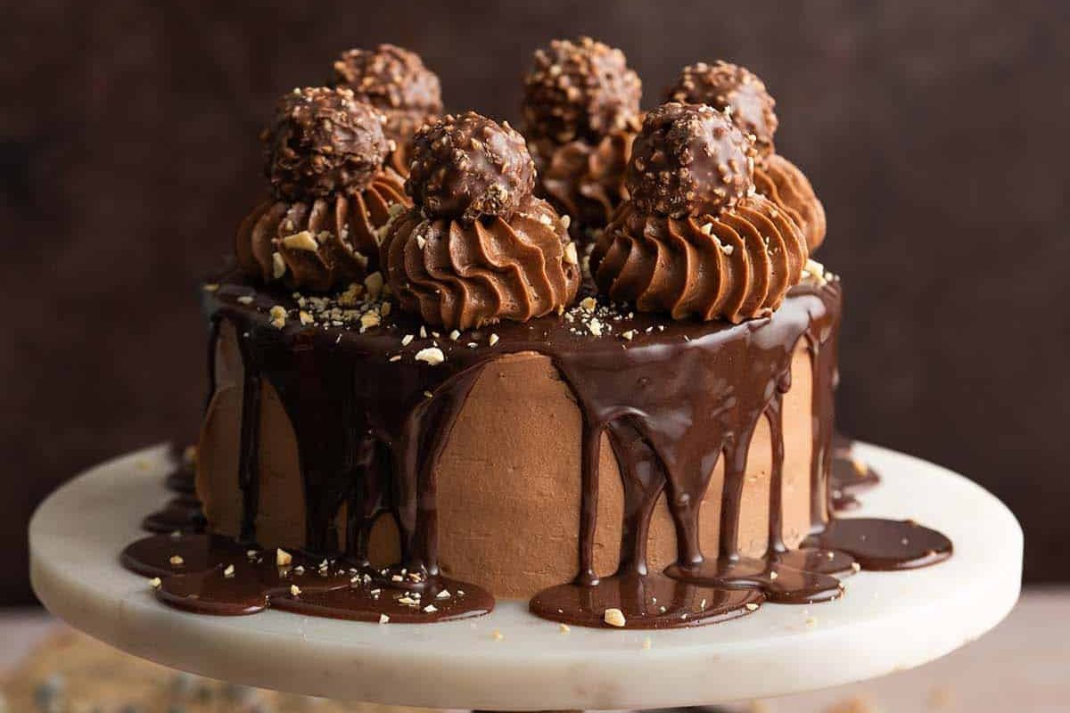 Ferraro Rocher Nutella Cake.