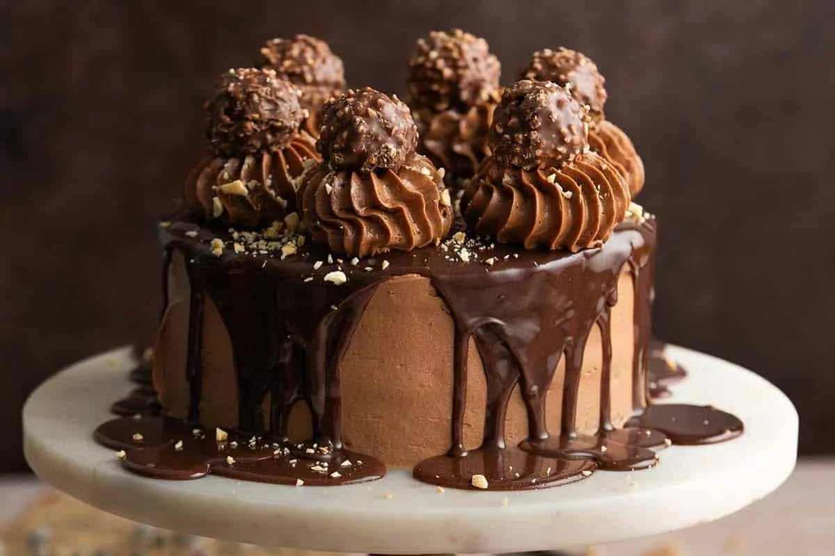 Ferraro Rocher Nutella Cake.