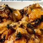 Baked Chicken Thighs with Onions Pin